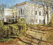 Stanislav Zhukovsky The White House oil on canvas